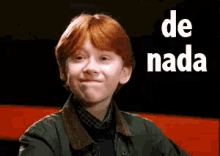 De Nada GIF - Ron Weasley De Nada Harry Potter GIFs