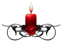 candle rose