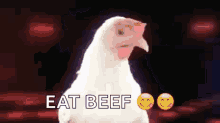Chicken Eat Beef GIF - Chicken Eat Beef Spinning GIFs