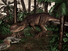 Tyrannosaurus Rex Eating GIF - Tyrannosaurus Rex Eating Dead GIFs