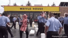 waffle house dance happy