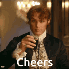 Outlander Cheers GIF - Outlander Cheers Jamie Fraser GIFs