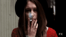 americanhorrorstory taissa farmiga smoking violet harmon americanhorrorstory taissa farmiga smoking violet harmon