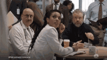 hands up raise a hand present freema agyeman dr helen sharpe