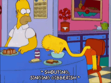 Leprechaun Dancing Singing Gibberish GIF - Leprechaun Dancing Singing Gibberish Simpsons GIFs