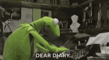 Kermit Diary GIF - Kermit Diary GIFs