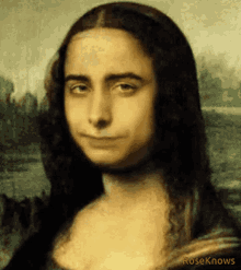 Aidan Gallagher Mona Lisa GIF - Aidan Gallagher Mona Lisa Painting GIFs