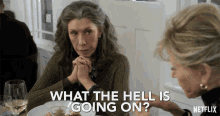 What The Hell Is Going On Grace And Frankie GIF - What The Hell Is Going On Grace And Frankie Season1 GIFs