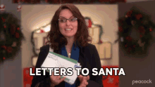 Letters To Santa Liz Lemon GIF - Letters To Santa Liz Lemon 30rock GIFs