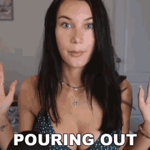 Pouring Out Sabrina Vaz GIF - Pouring Out Sabrina Vaz Flowing GIFs