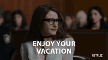 Enjoy Your Vacation Anna Delvey GIF - Enjoy Your Vacation Anna Delvey Julia Garner GIFs