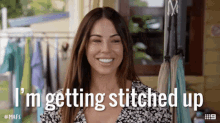 Im Getting Stitched Up Married At First Sight GIF - Im Getting Stitched Up Married At First Sight Stitch Up GIFs
