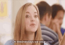 On Wednesdays We Wear Pink Mean Girls GIF - On Wednesdays We Wear Pink Mean Girls GIFs