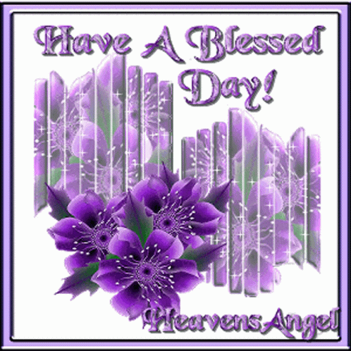Happy Sabbath Have A Blessed Day Gif Happy Sabbath Have A Blessed Day Purple Discover Share Gifs