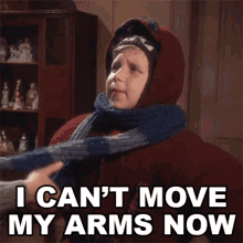 I Cant Move My Arms Now Randy GIF - I Cant Move My Arms Now Randy A Christmas Story GIFs
