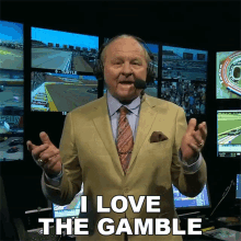I Love The Gamble Larry Mcreynolds GIF - I Love The Gamble Larry Mcreynolds Nascar GIFs