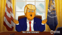 No One Knows Dunno GIF - No One Knows Dunno Donald Trump GIFs