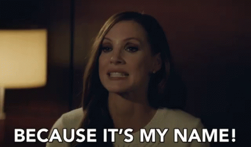 Jessica Chastain Mollys Game GIF - Jessica Chastain Mollys Game Because Its My Name GIFs