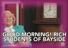 good morning rich student of bayside rich student bayside students rich
