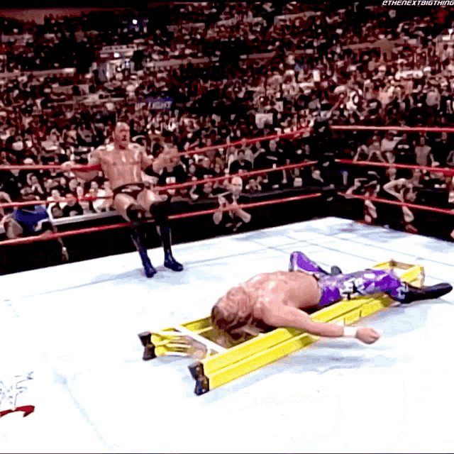 The Rock Peoples Elbow GIF - The Rock Peoples Elbow Triple H GIFs