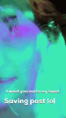 I Want You Outta My Head Girl GIF - I Want You Outta My Head Girl Distorted GIFs