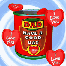 Have A Good Day Dad Hugs For Dad GIF - Have A Good Day Dad Hugs For Dad I Love You Dad GIFs