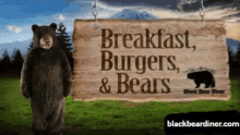 breakfast burgers bears blackbeardiner diner