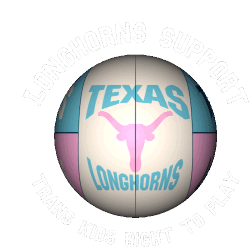 Carolynfigel Longhorns Support Trans Kids Right To Play Sticker - Carolynfigel Longhorns Support Trans Kids Right To Play Longhorns Stickers