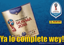 panini album russia2018 copa mundial fifa