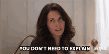 You Dont Need To Explain Charmaine Roberts GIF - You Dont Need To Explain Charmaine Roberts Virgin River GIFs