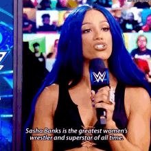 Sasha Banks Greatest Womens Wrestler GIF - Sasha Banks Greatest Womens Wrestler Greatest Superstar Of All Time GIFs