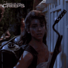 screaming cynthia night of the creeps yelling shouting