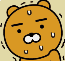 bear sweaty scared sweating bear sweaty scared sweating
