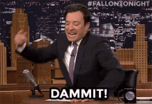 Damnit GIF - Damn It The Tonight Show Jimmy Fallon GIFs