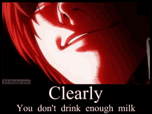 Clearly You Dont Drink Enough Milk GIF - Clearly You Dont Drink Enough Milk Light GIFs