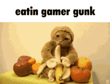 Cat Eating Eatin Gamer Gunk GIF - Cat Eating Eatin Gamer Gunk Gamer Gunk GIFs