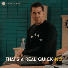 thats a real quick no david david rose dan levy schitts creek thats a real quick no david david rose dan levy schitts creek