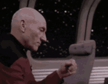 Star Trek Picard GIF - Star Trek Picard Facepalm GIFs