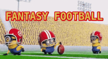 fantasy football minions kick kick off kicking