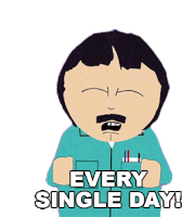 Every Single Day Randy Marsh Sticker - Every Single Day Randy Marsh Producer Stickers