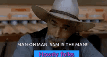 Sam Elliot Howdy GIF - Sam Elliot Howdy Hello GIFs