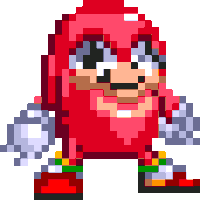 Knuckles The Echidna Sega Sticker - Knuckles The Echidna Sega Sonic The Hedgehog Stickers
