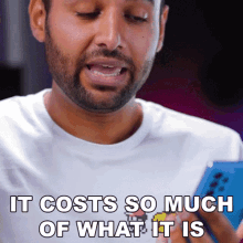 It Costs So Much Of What It Is Arun Maini GIF - It Costs So Much Of What It Is Arun Maini Mrwhosetheboss GIFs
