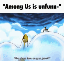 Among Us Eneru GIF - Among Us Eneru One Piece GIFs