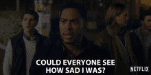 Could Everyone See How Sad I Was Brandon P Bell GIF - Could Everyone See How Sad I Was Brandon P Bell Troy Fairbanks GIFs