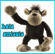 Hola Amiguis GIF - Monkey Stuff Toy Hola Amigos Hola Amiguis GIFs