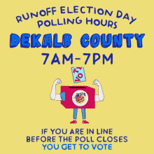 Runoff Election Day Go Vote GIF - Runoff Election Day Go Vote Polling Hours GIFs
