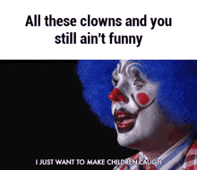 Clown Not Funny GIF - Clown Not Funny Unfunny GIFs
