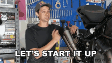 Lets Start It Up Aaron Colton GIF - Lets Start It Up Aaron Colton Motorcyclist Magazine GIFs