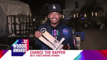 chance the rapper chance woodie award award excited chance the rapper chance woodie award award excited